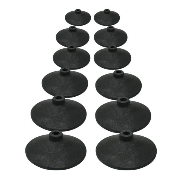 Base Plana de Caucho para Pica. Set de 12