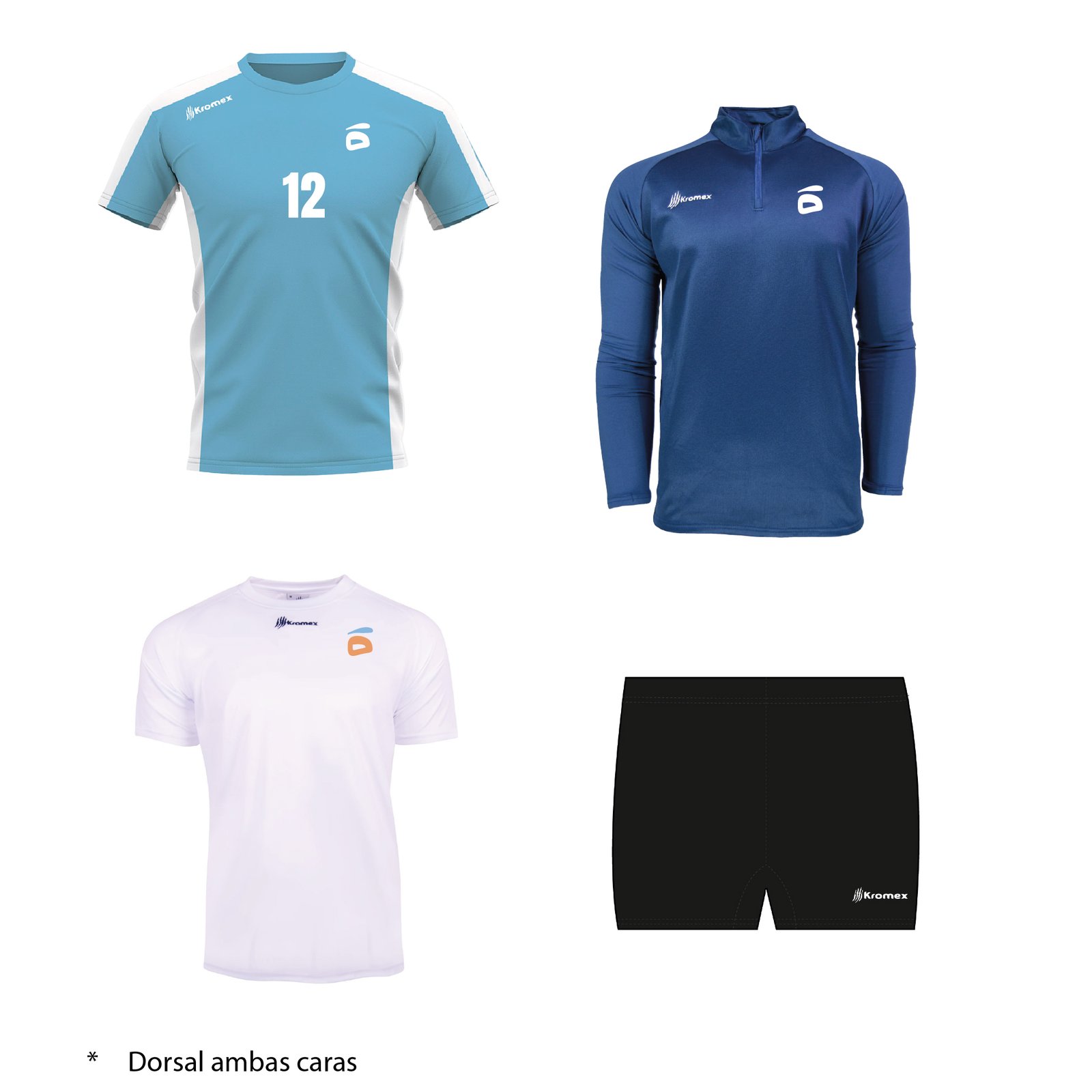 Pack Volei Jugador/a (con malla) IE TRAMUNTANA