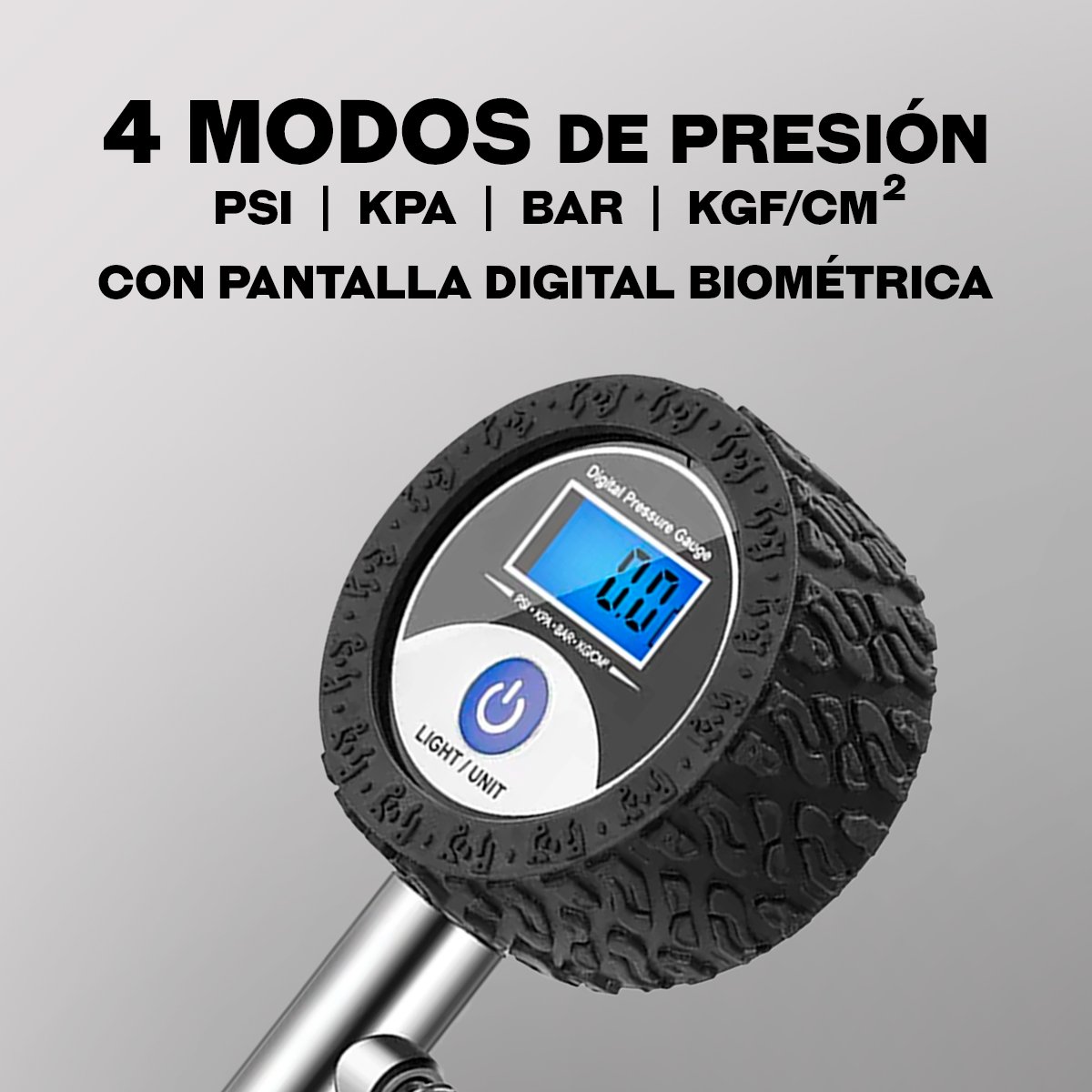 Manómetro/Medidor de Presión Digital