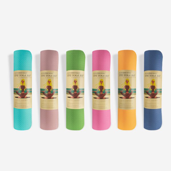 Colchoneta/Esterilla Yoga/Pilates TPE bicolor - Imagen 2