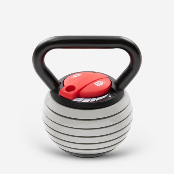 Kettlebell-Peso Ruso Ajustable de 3,6 a 18 kg.