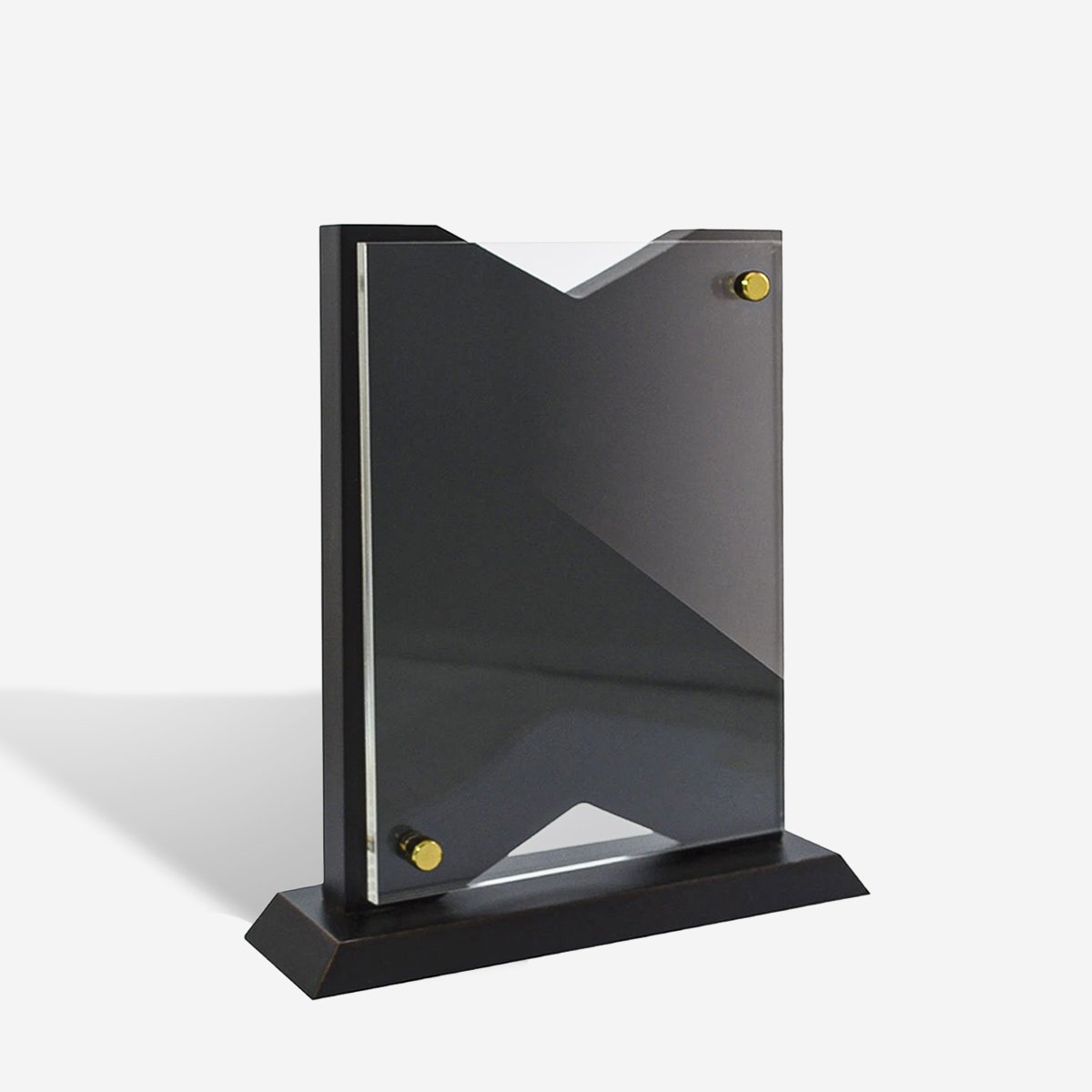 Placa Homenaje Metacrilato con Madera