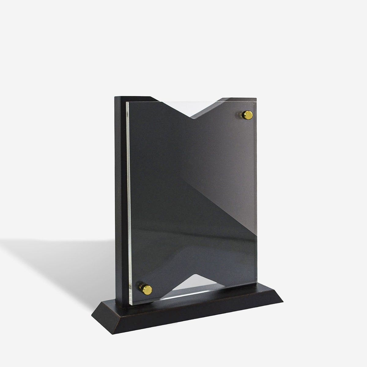 Placa Homenaje Metacrilato con madera