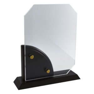 Placa Homenaje Metacrilato con Madera 23 cm.