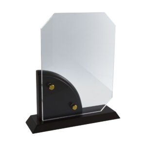 Placa Homenaje Metacrilato con Madera 19 cm.