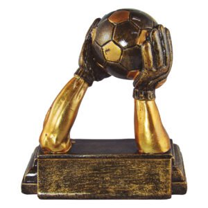 Trofeo manos y balón 16 cms.