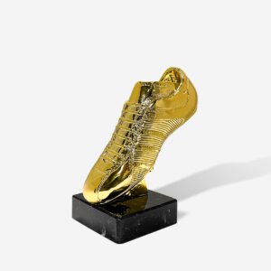 Bota Futbol dorada 25 cm.