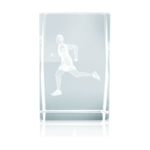 Piojito cristal óptico cross grabado 3D