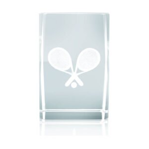 Piojito cristal óptico tenis grabado 3D