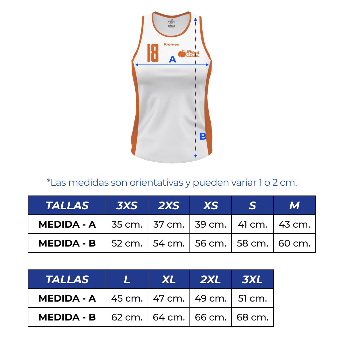 Camiseta Voleibol sin mangas AFA TORRENT DE CAN CARABASSA