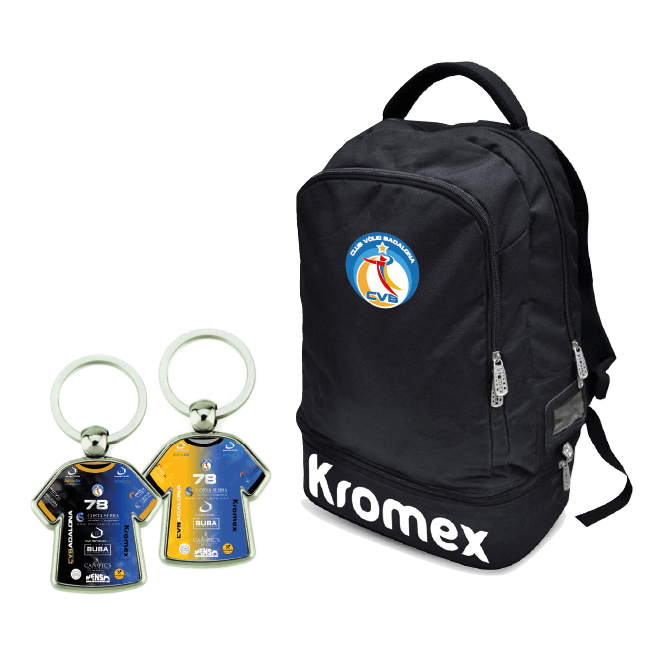 Mochila CV BADALONA + Llavero Camiseta