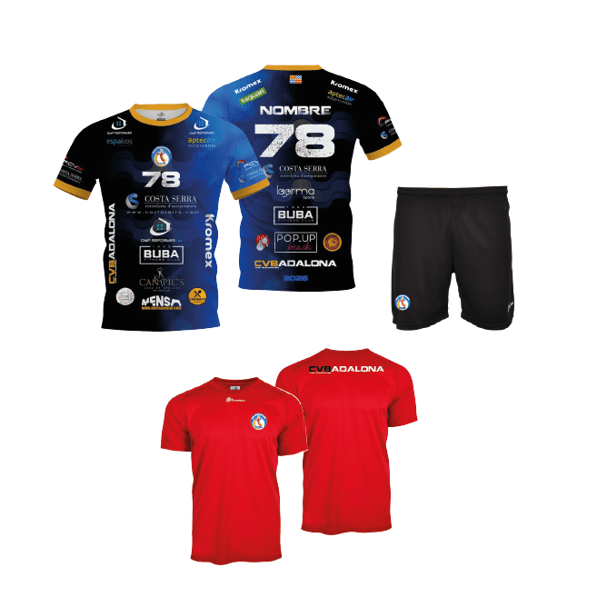 Pack Competición jugador/a CV Badalona con Pantalón